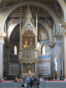 Main Altar of Basilica Saint John Lateran 